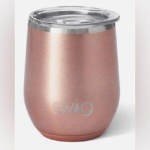 Swig Rose Gold Insulated stainless steel stemless wine cup NEW in box
